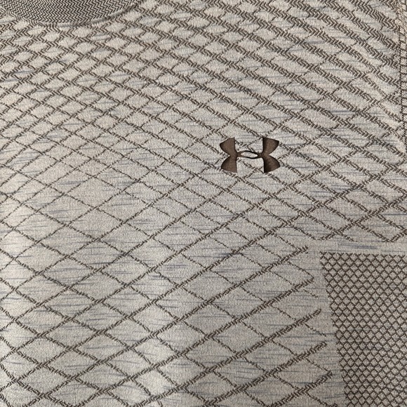 Under Armour HeatGear Fitted Long Sleeve Shirt Men's 2XL Heather Gray Athletic - Picture 4 of 8